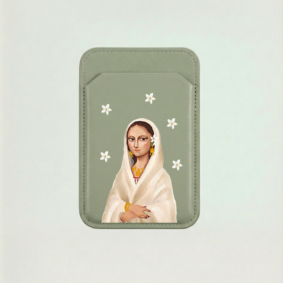 Magnetic leather wallet - Mona Halima