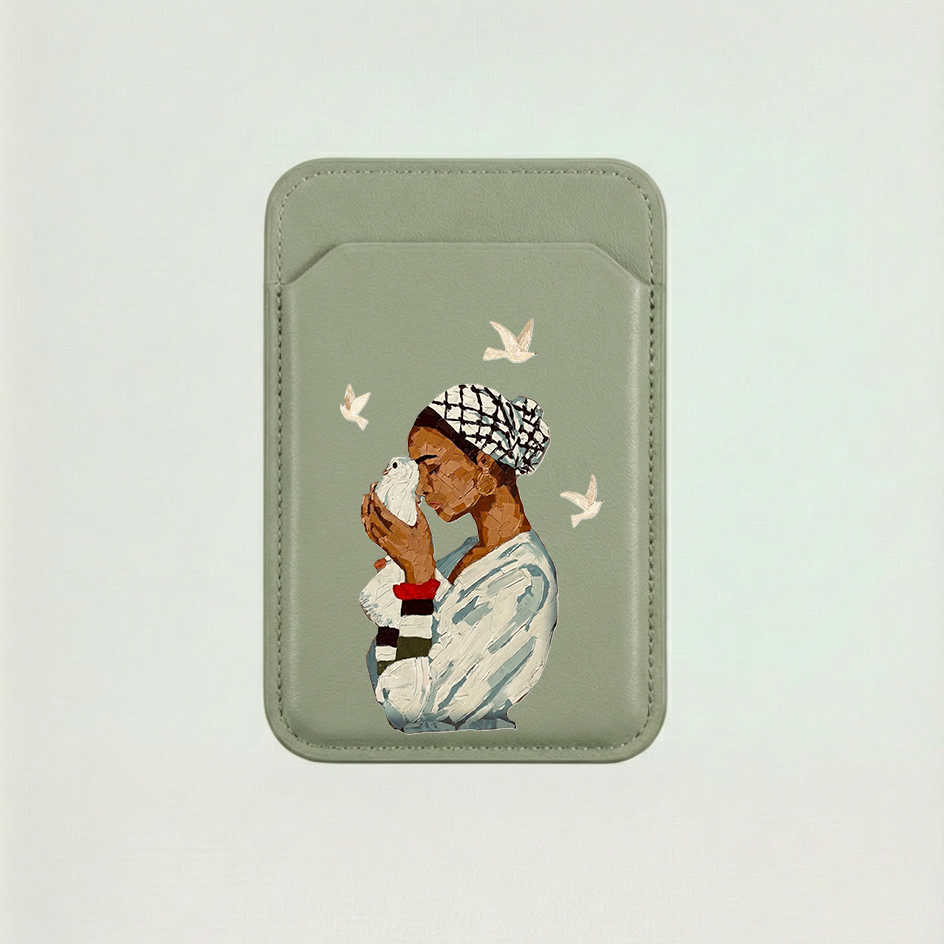 Magnetic leather wallet - Liberty