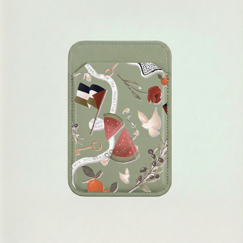 Magnetic leather wallet - Heritage