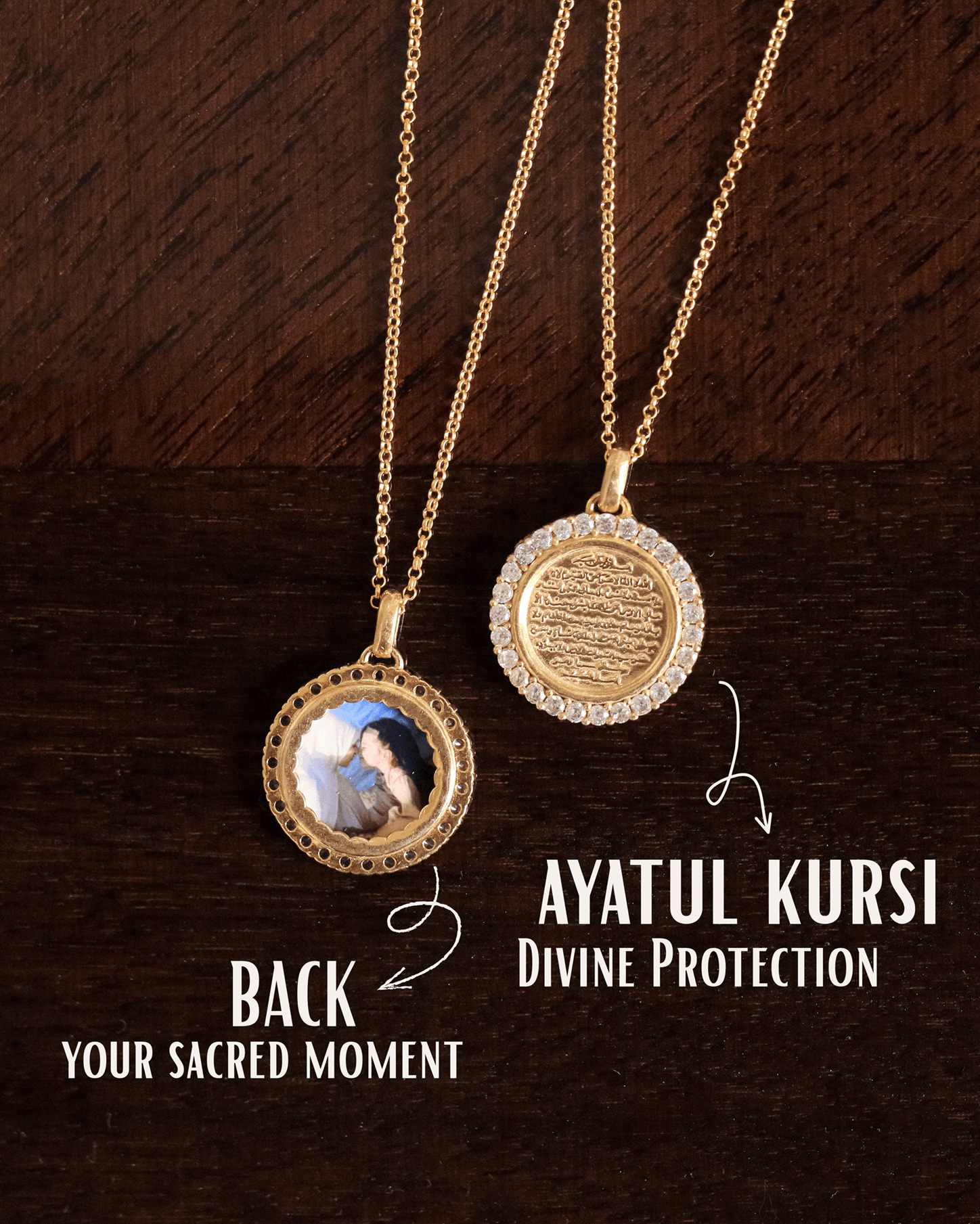 Ayatul Kursi Sterling Silver Half Locket