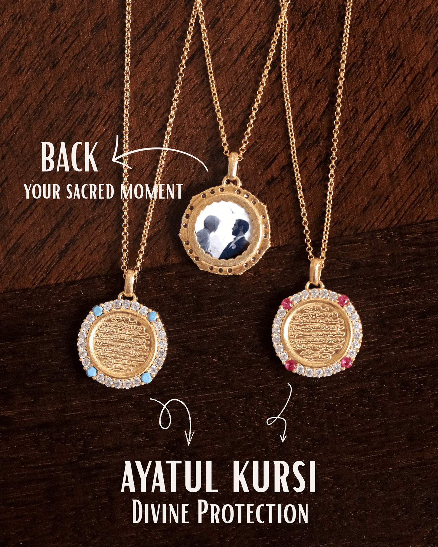 Ayatul Kursi Sterling Silver Half Locket