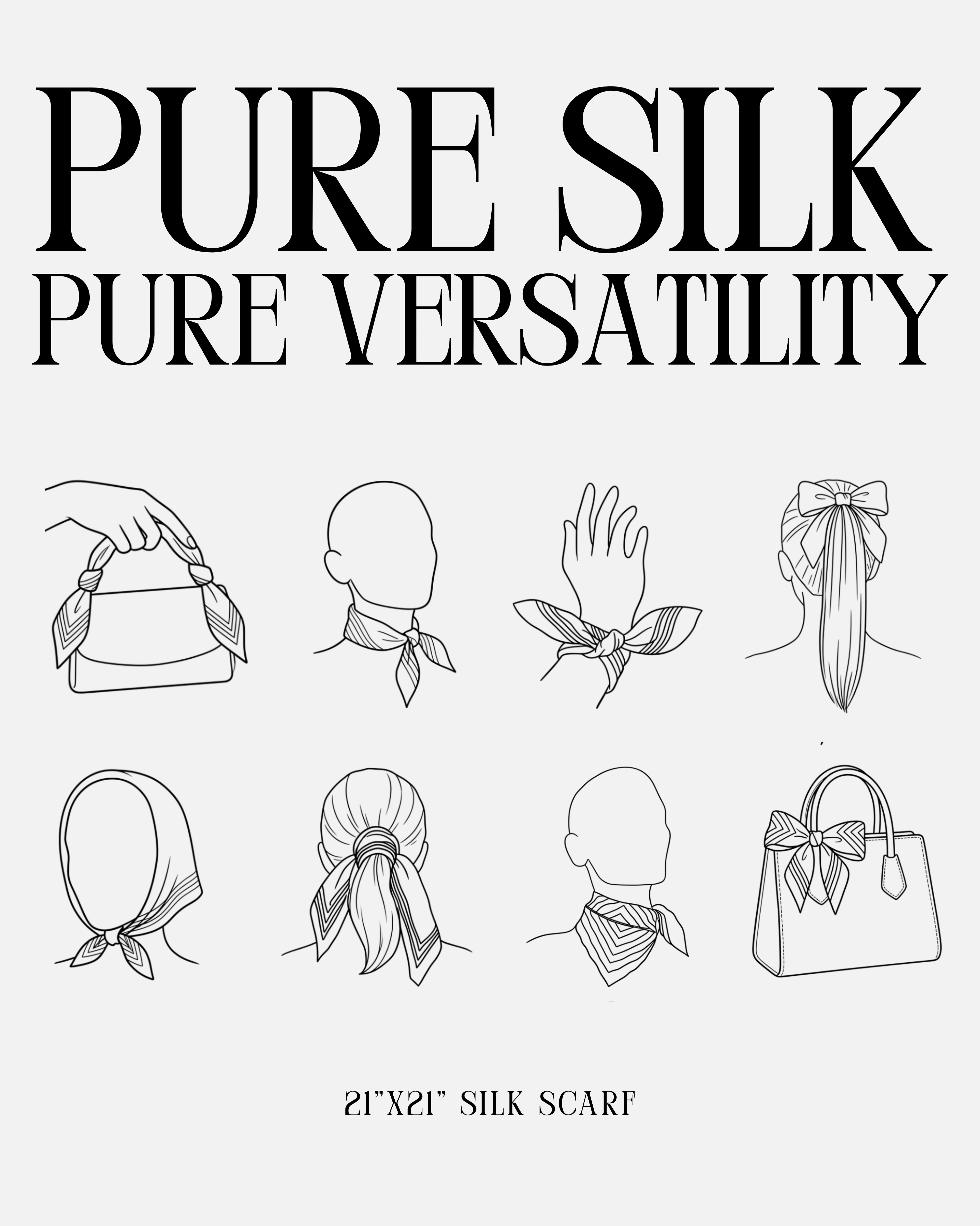 SALAM Silk Scarf | 21"x21"