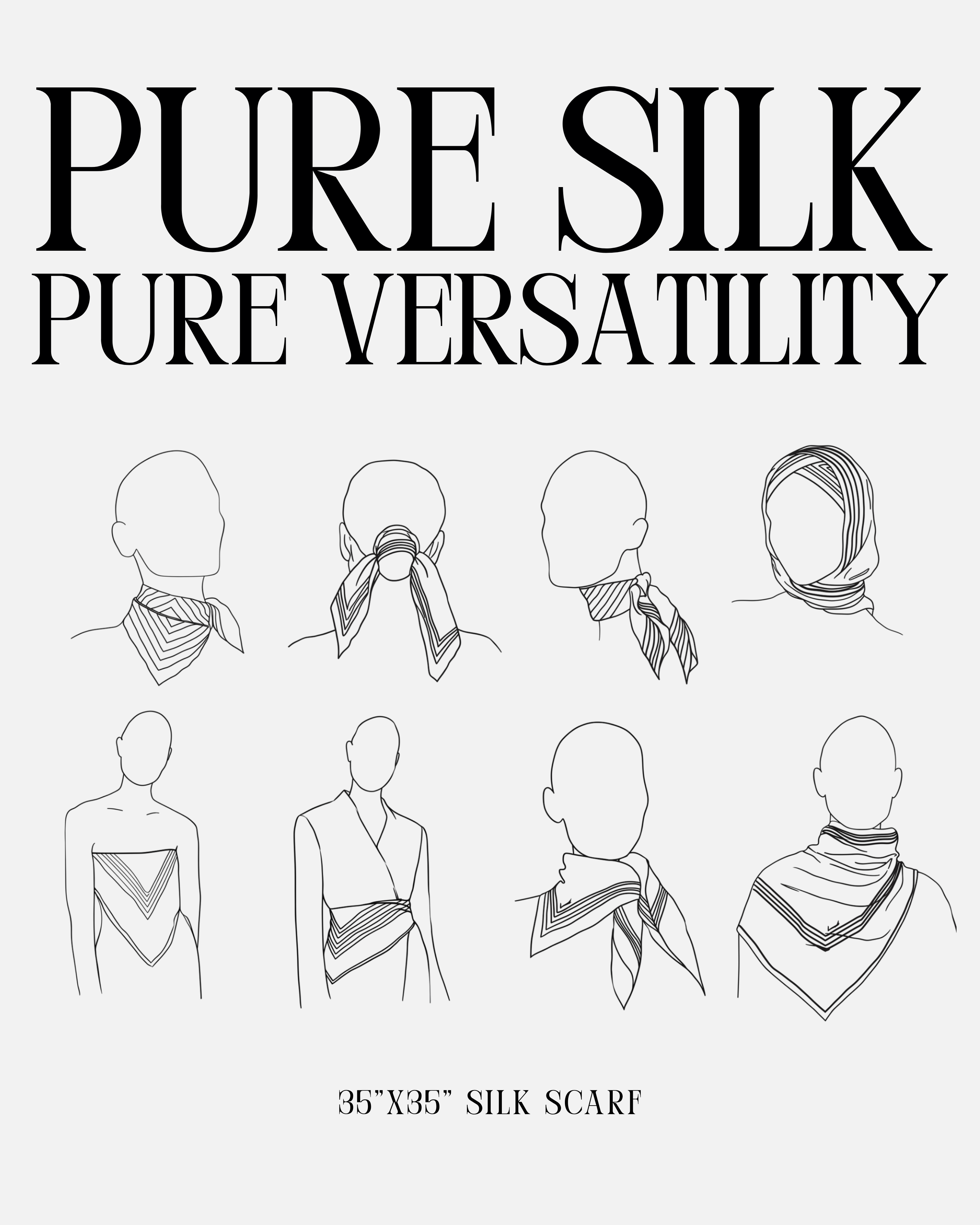 SALAM Silk Scarf | 35"x35"