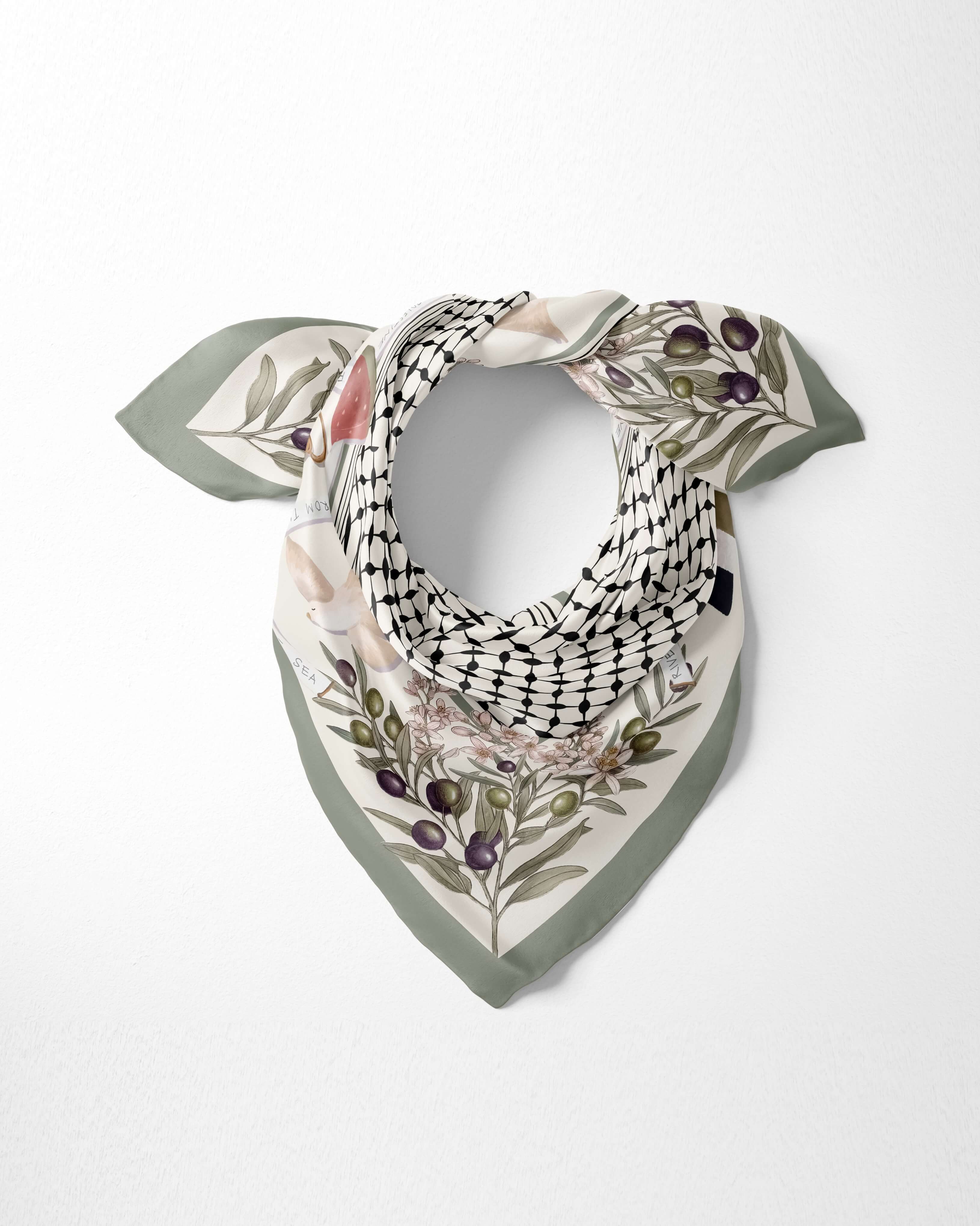 Heritage Silk Scarf | 35"x35"