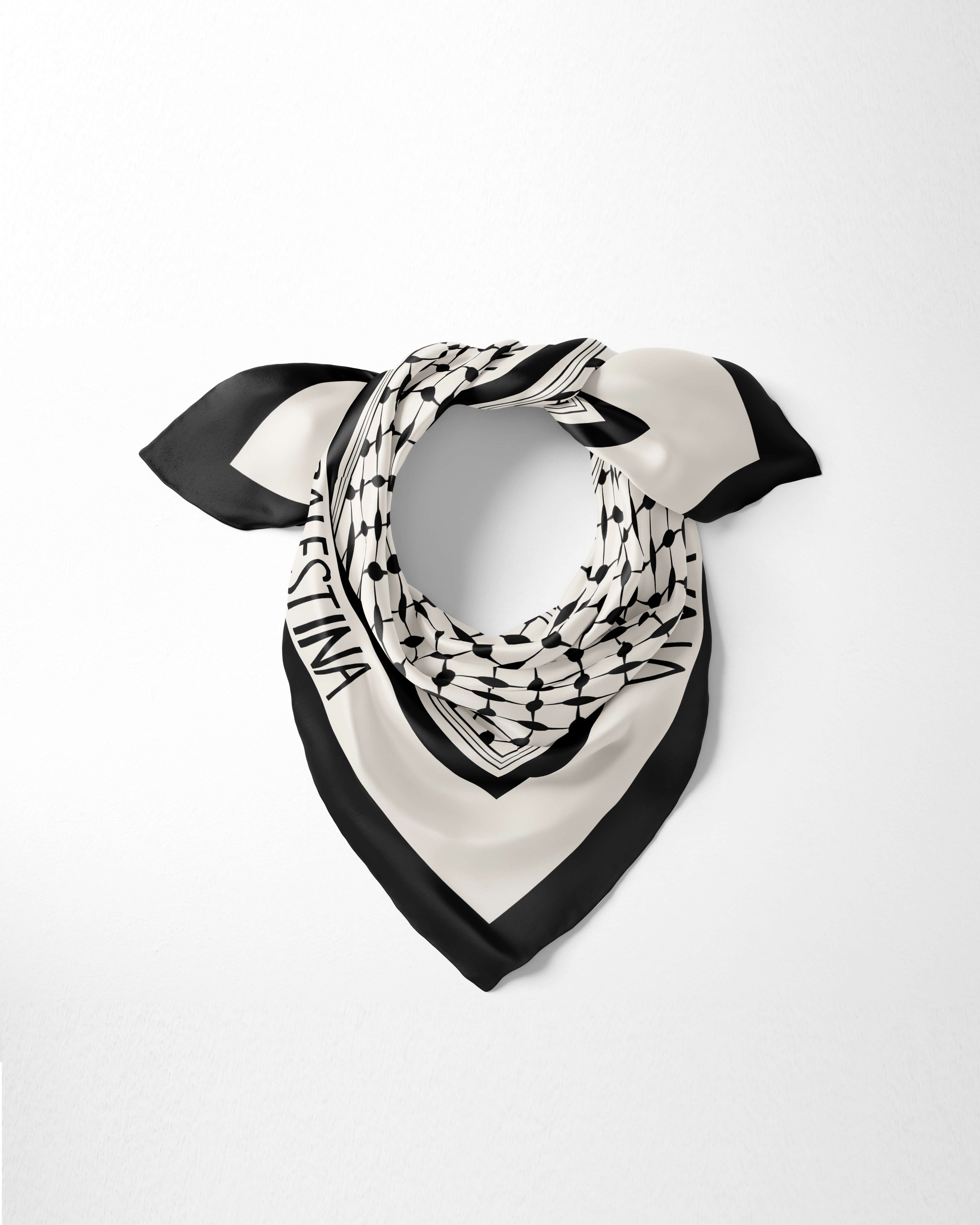 Viva Viva Palestina Silk Scarf | 21"x21"