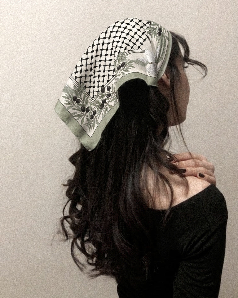 SALAM Silk Scarf | 21"x21"
