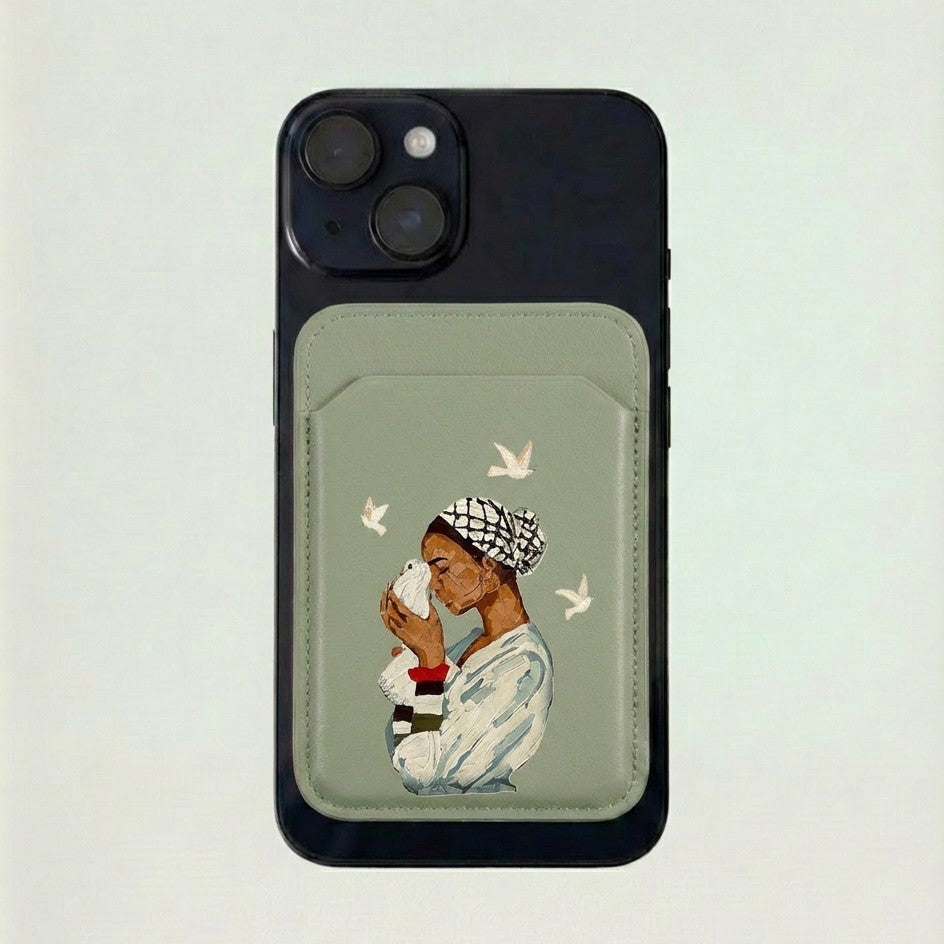 Magnetic leather wallet - Liberty