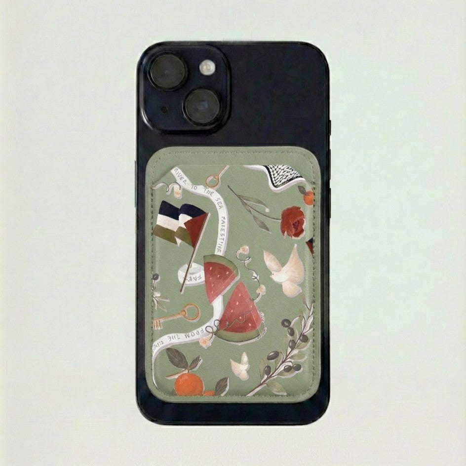 Magnetic leather wallet - Heritage