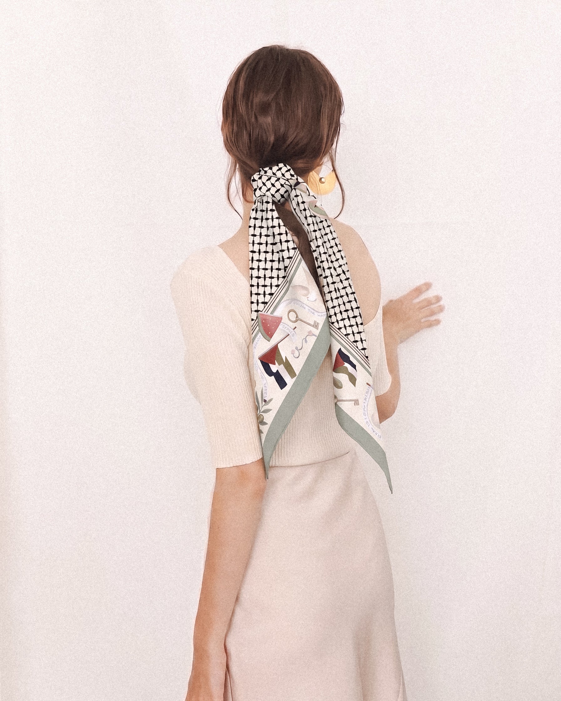 Heritage Silk Scarf | 35"x35"