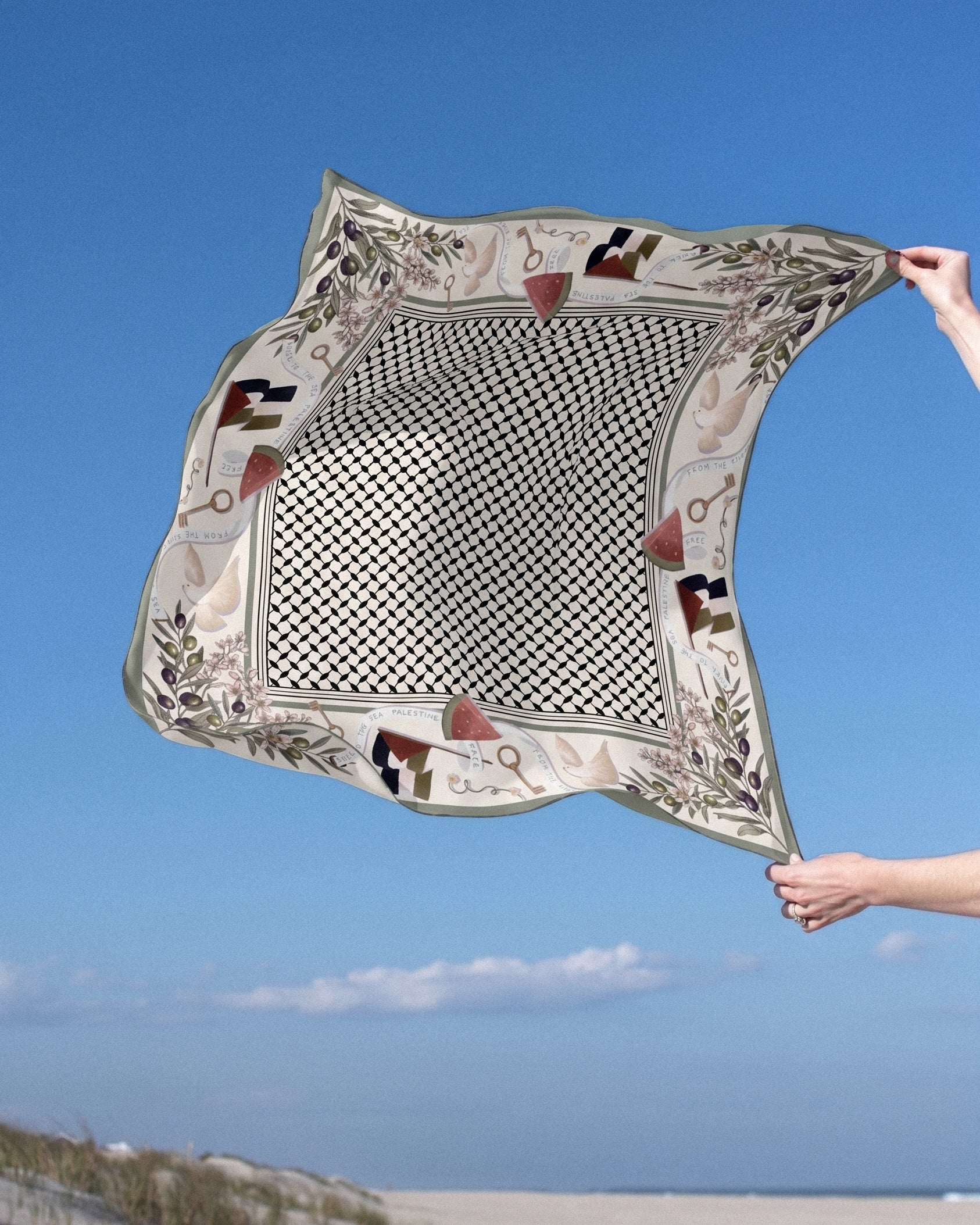 Heritage Silk Scarf | 35"x35"