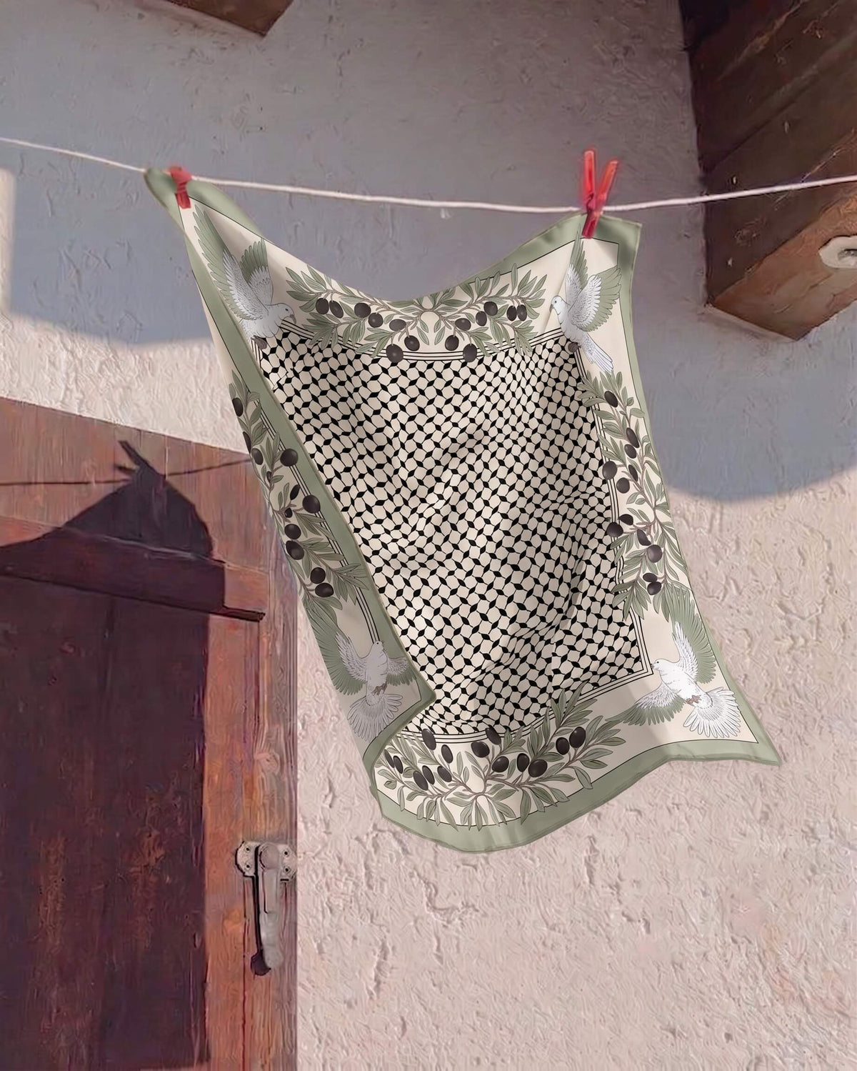 SALAM Silk Scarf | 21"x21"