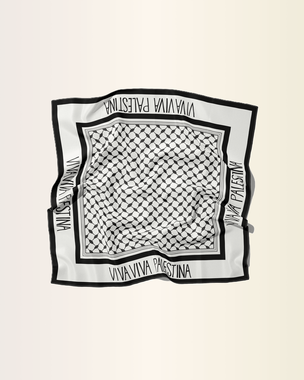 Viva Viva Palestina Silk Scarf | 21"x21"