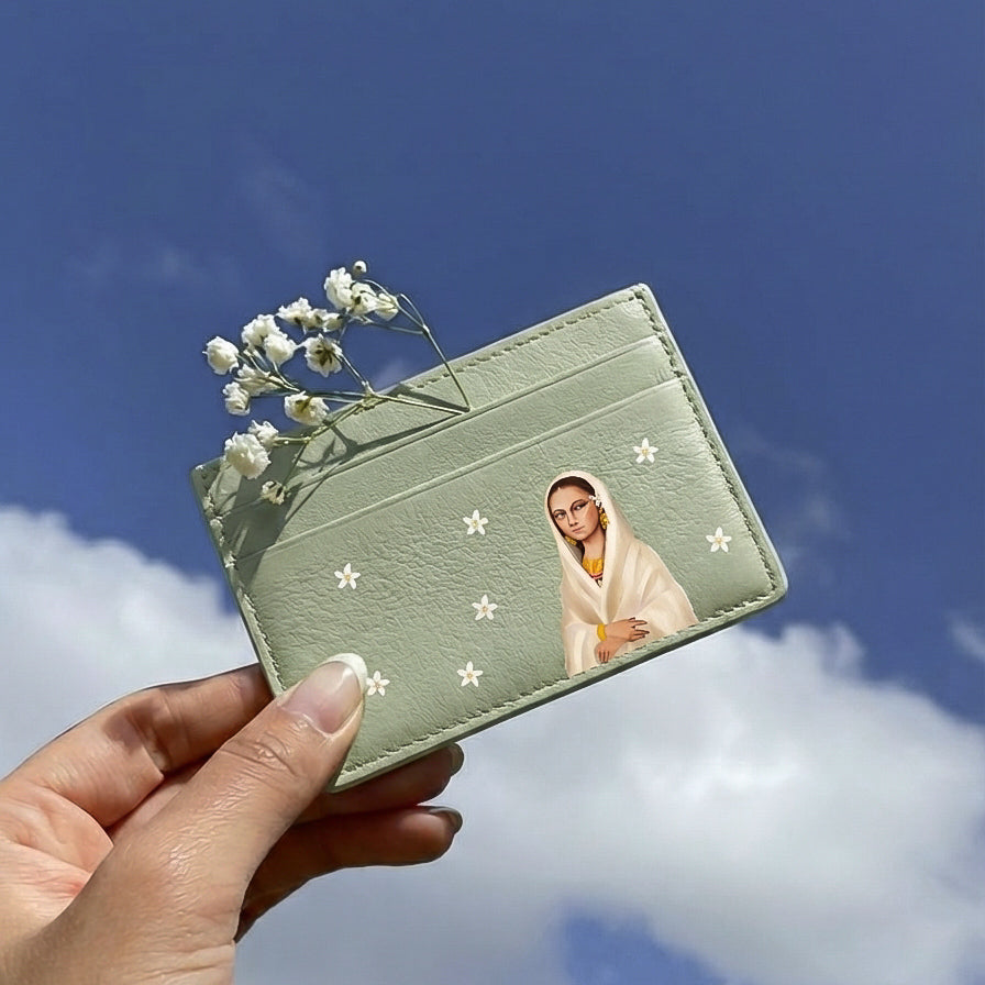 classic leather wallet - mona halima