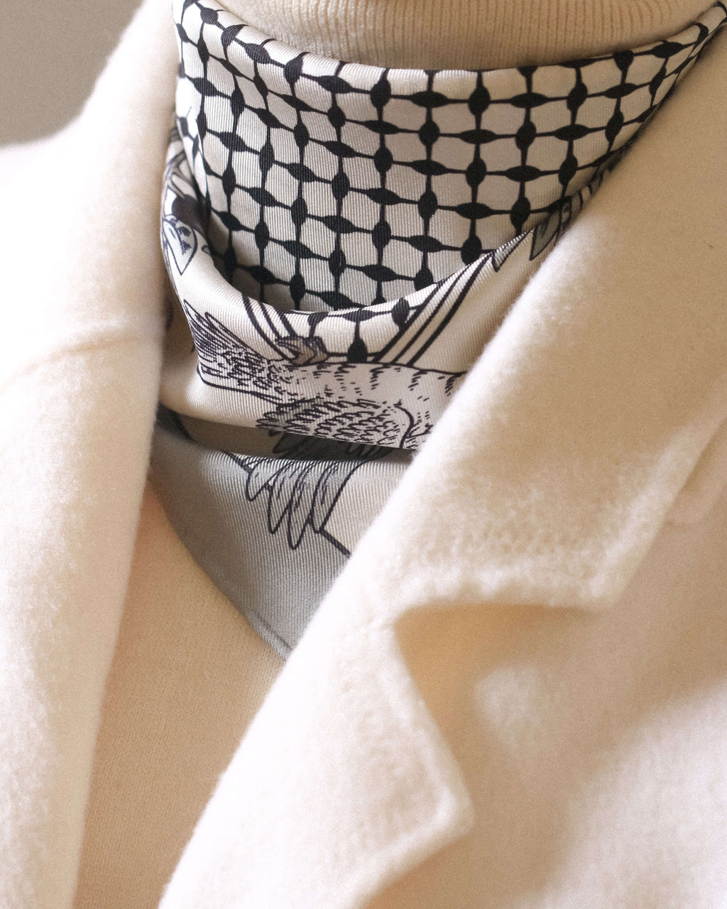 SALAM Silk Scarf | 21"x21"
