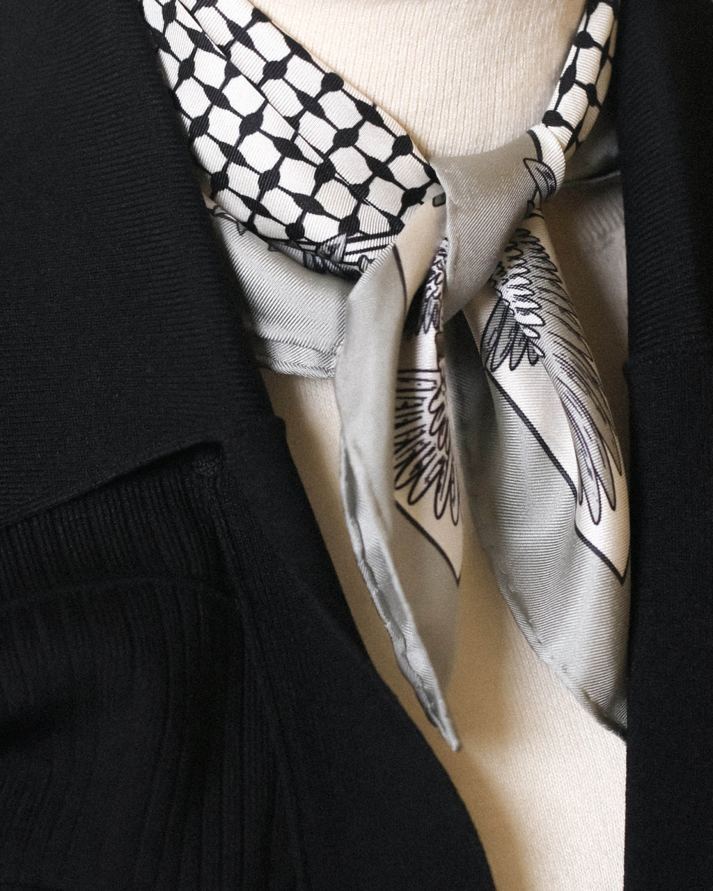 SALAM Silk Scarf | 21"x21"