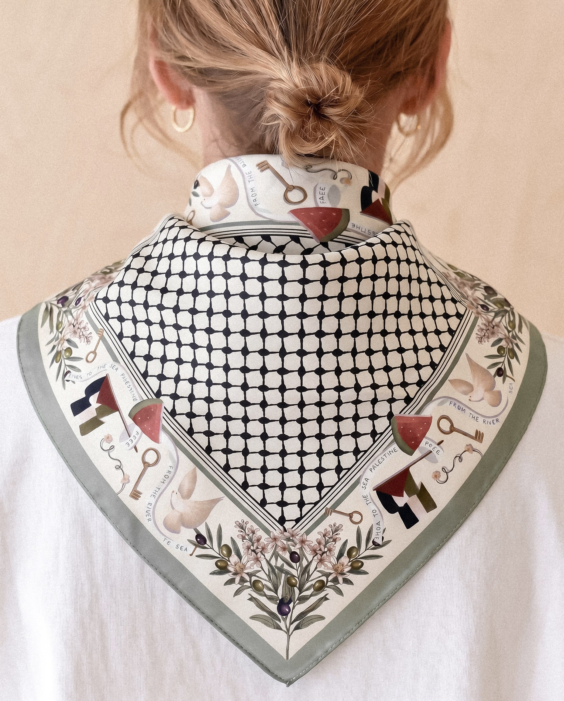Heritage Silk Scarf | 21"x21"