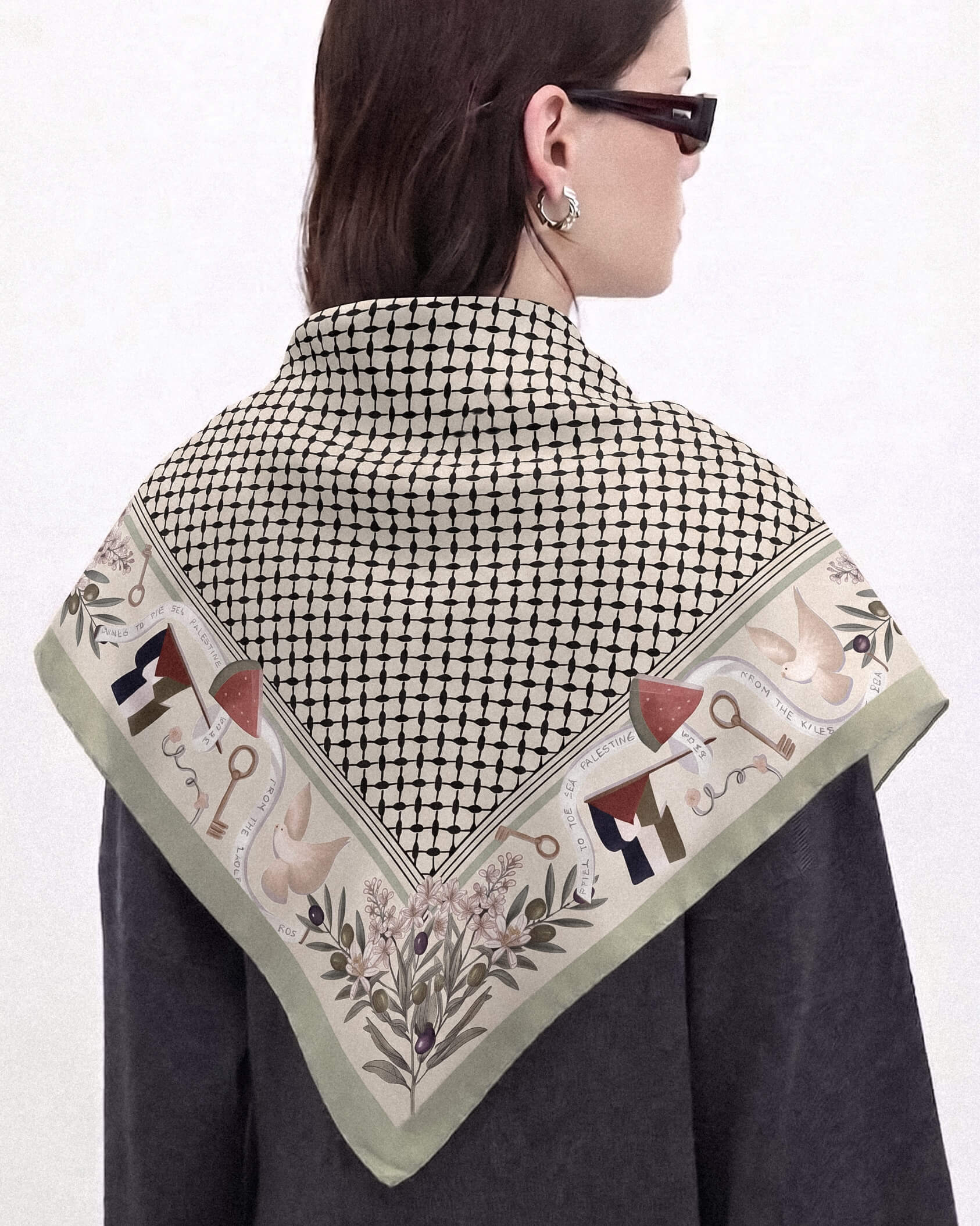 Heritage Silk Scarf | 35"x35"
