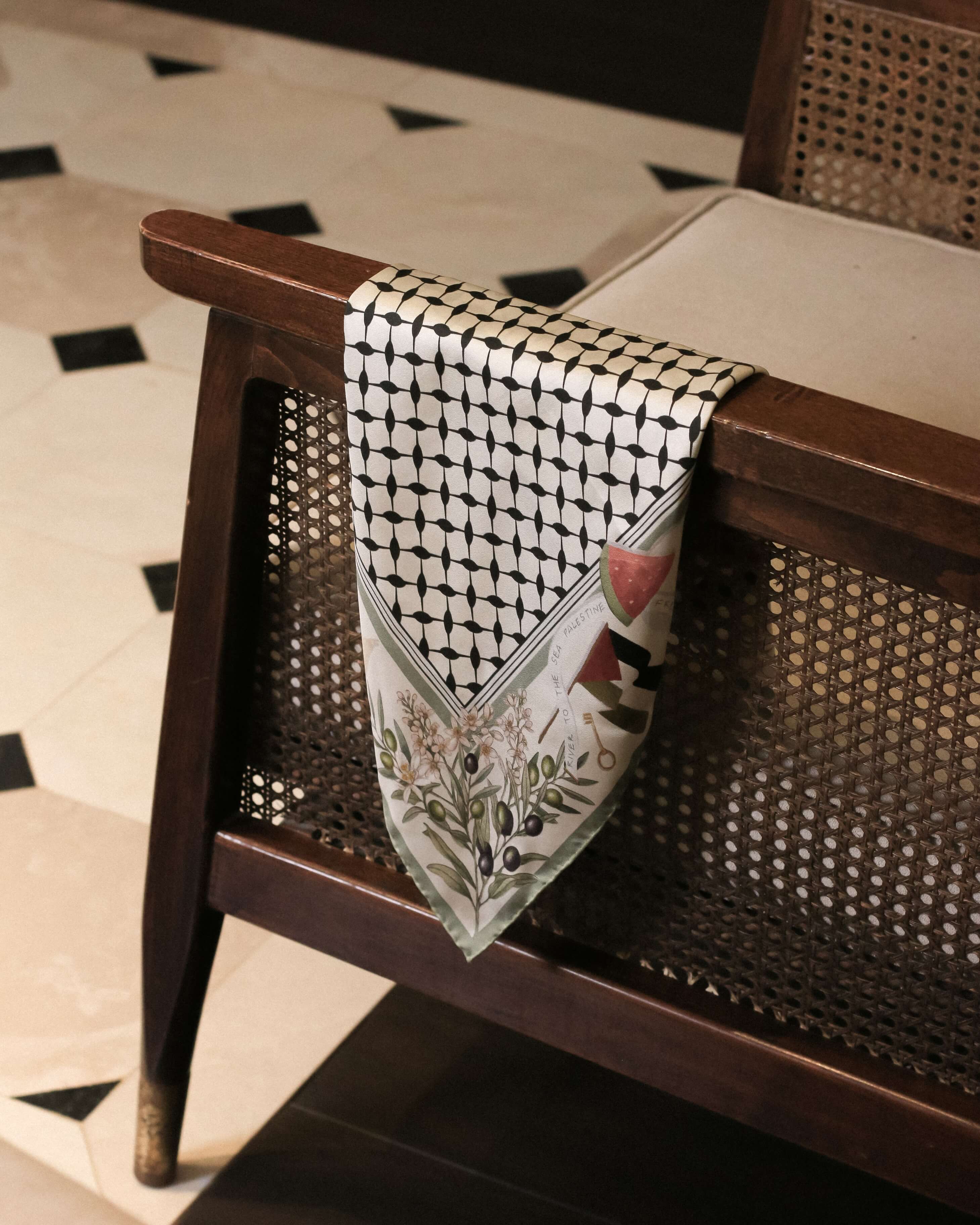 Heritage Silk Scarf | 21"x21"