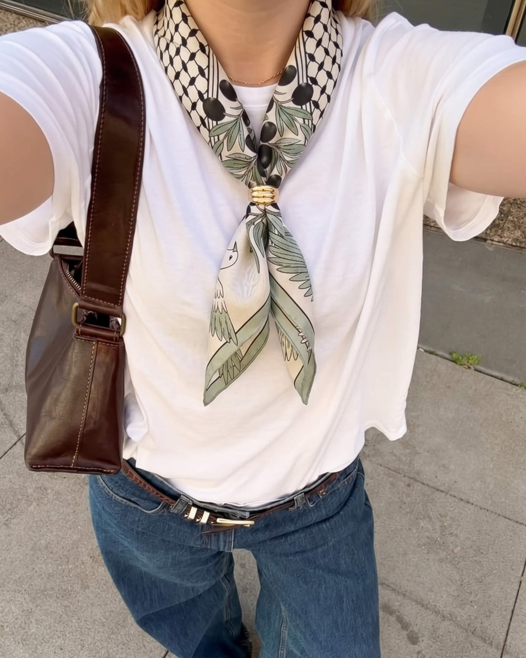 SALAM Silk Scarf | 21"x21"