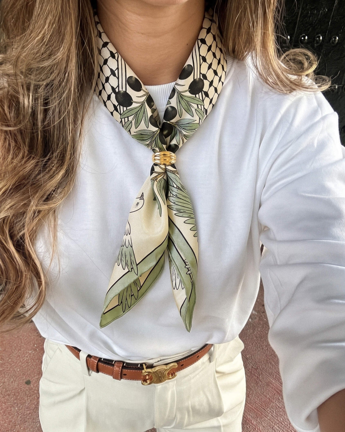 SALAM Silk Scarf | 21"x21"