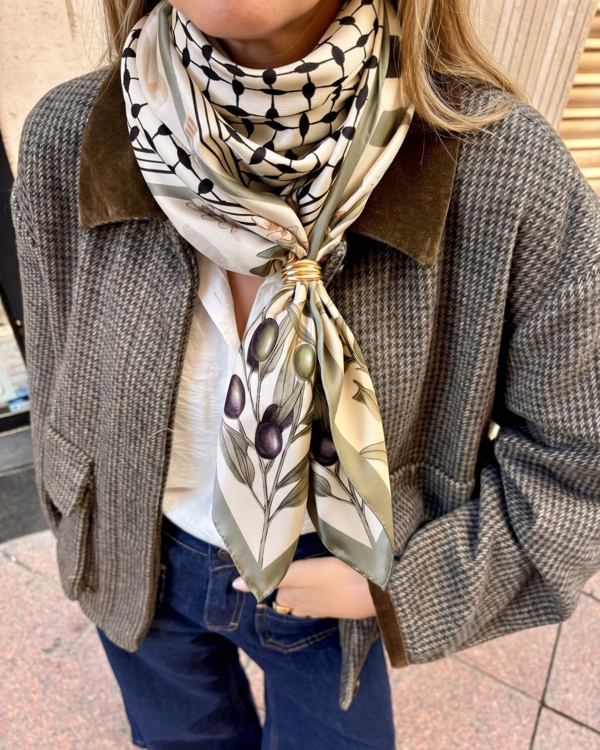 Heritage Silk Scarf | 35"x35"
