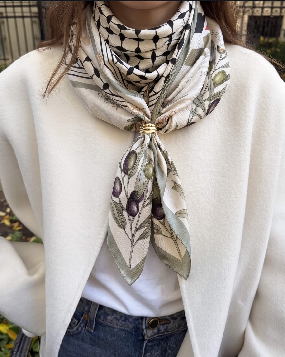 Heritage Silk Scarf | 35"x35"