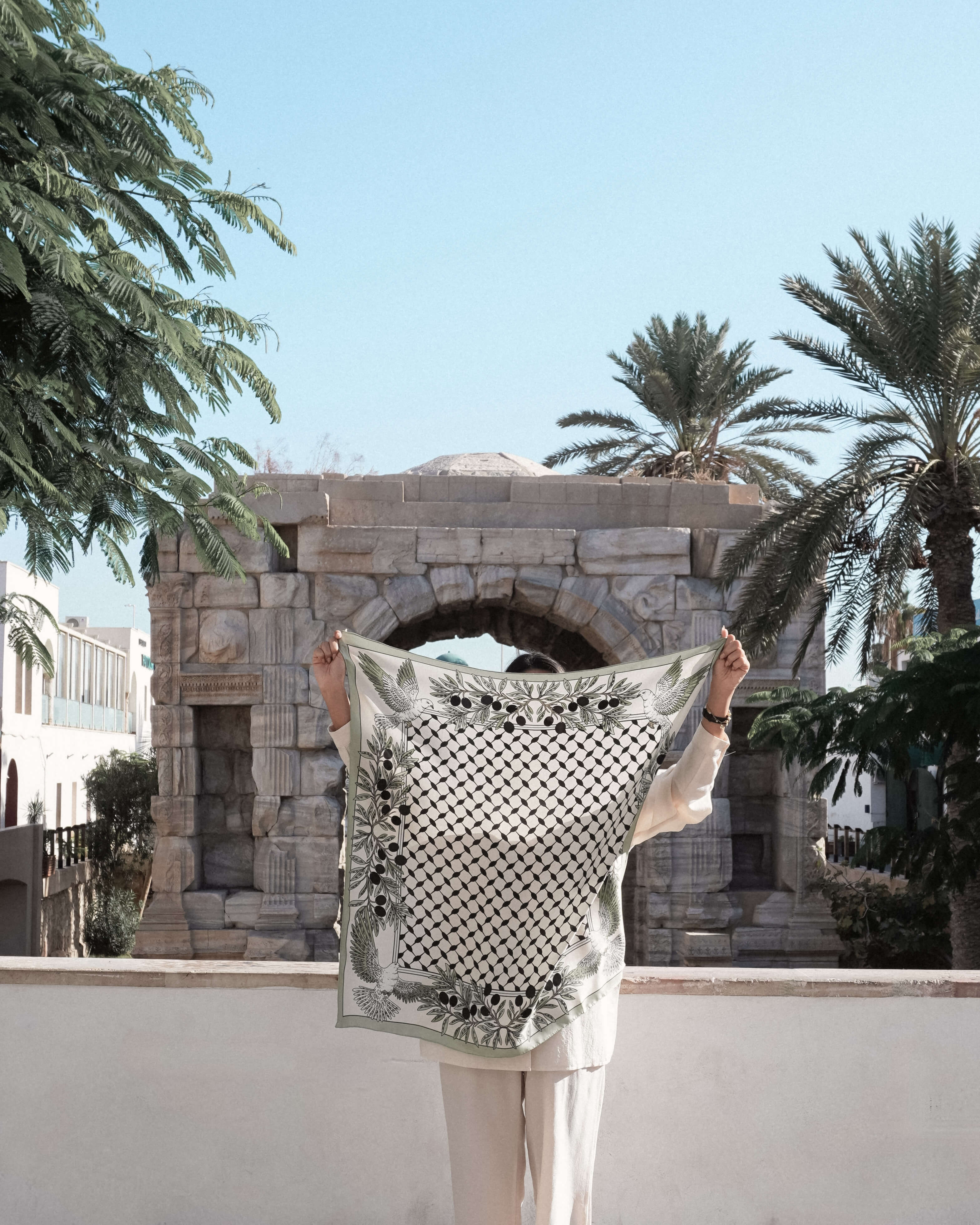 SALAM Silk Scarf | 35"x35"