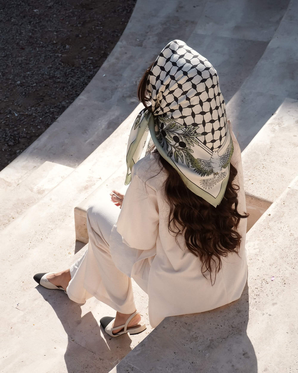 SALAM Silk Scarf | 35"x35"