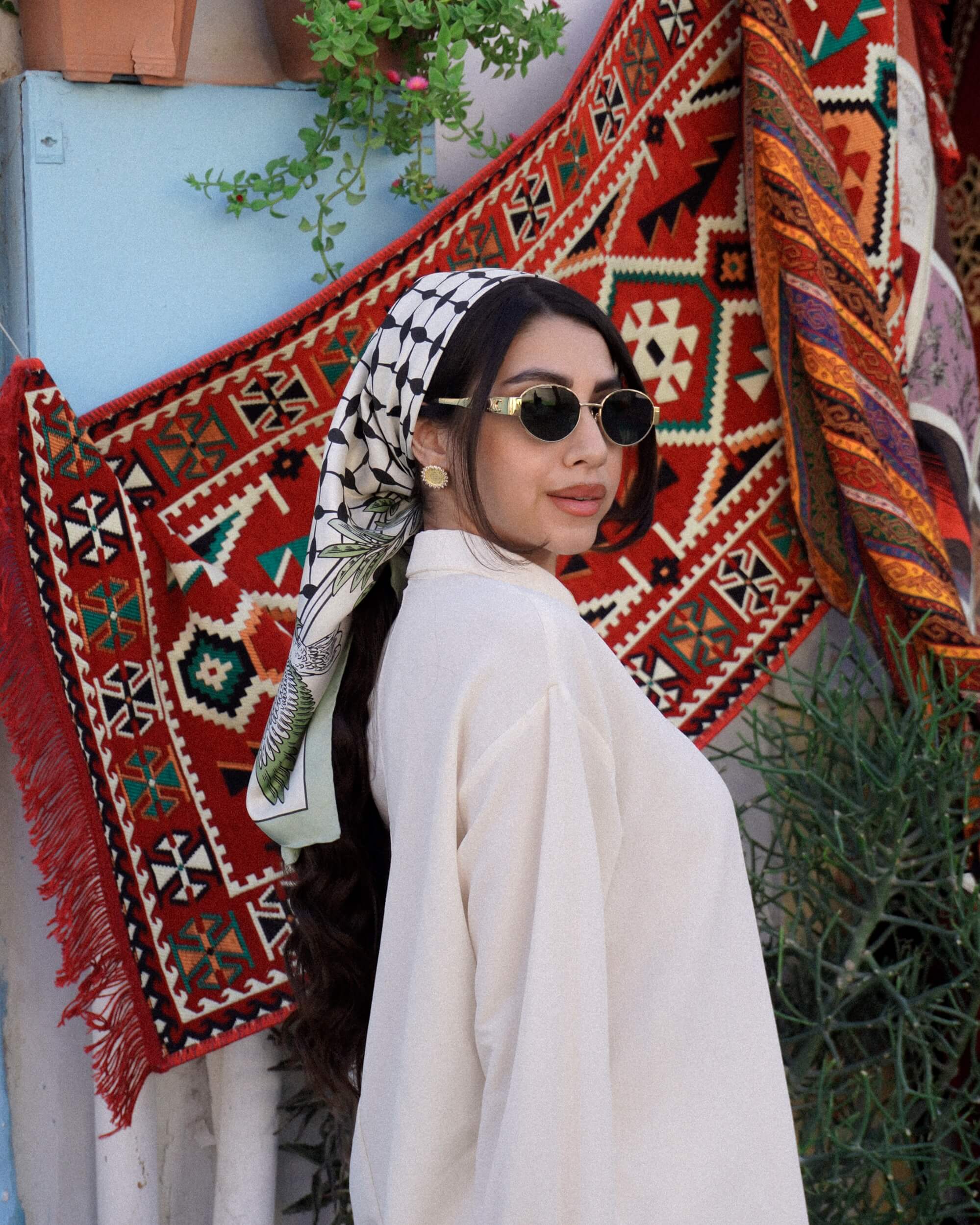 SALAM Silk Scarf | 35"x35"