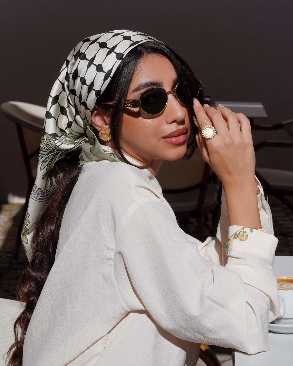 SALAM Silk Scarf | 35"x35"