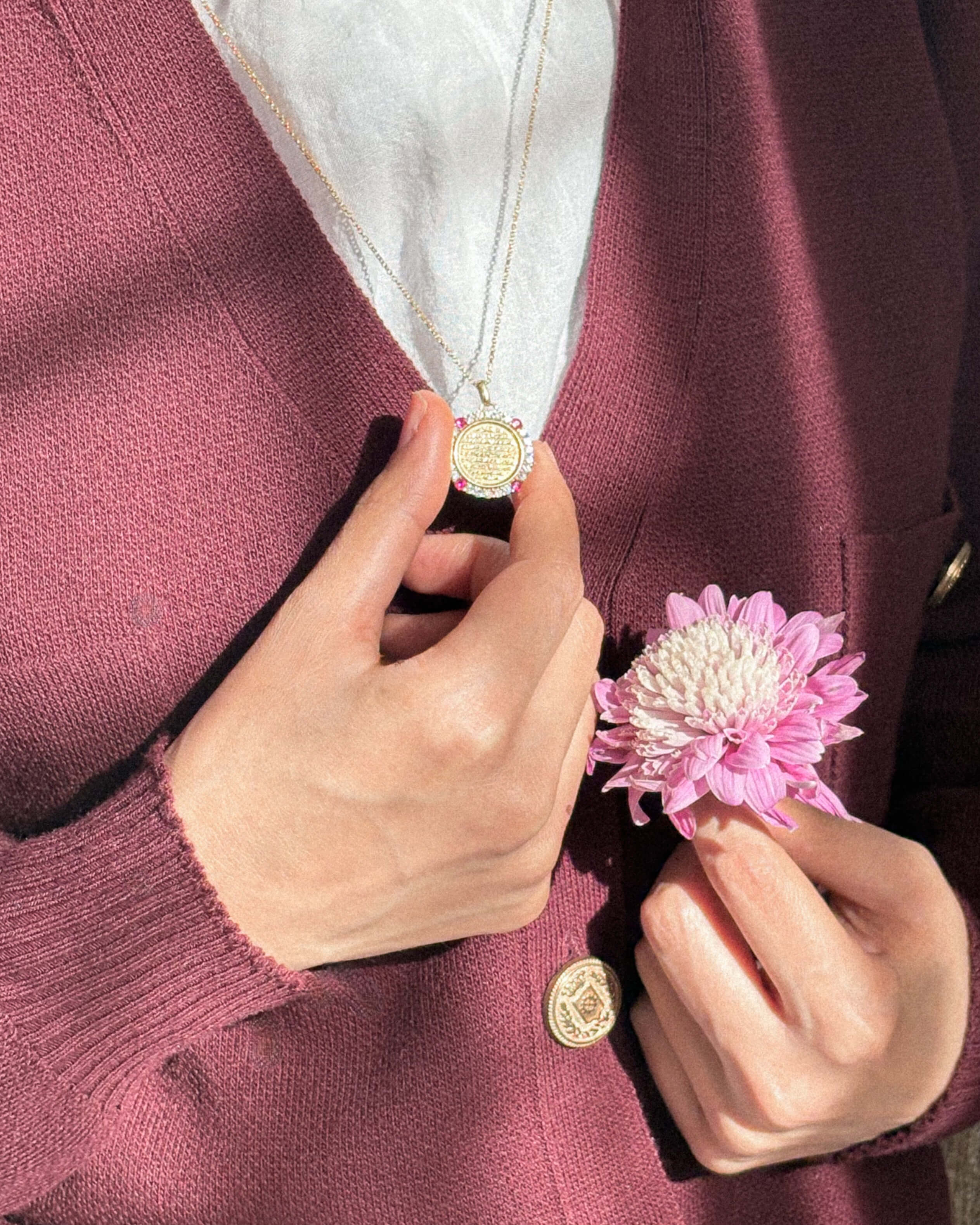 Ayatul Kursi Sterling Silver Half Locket