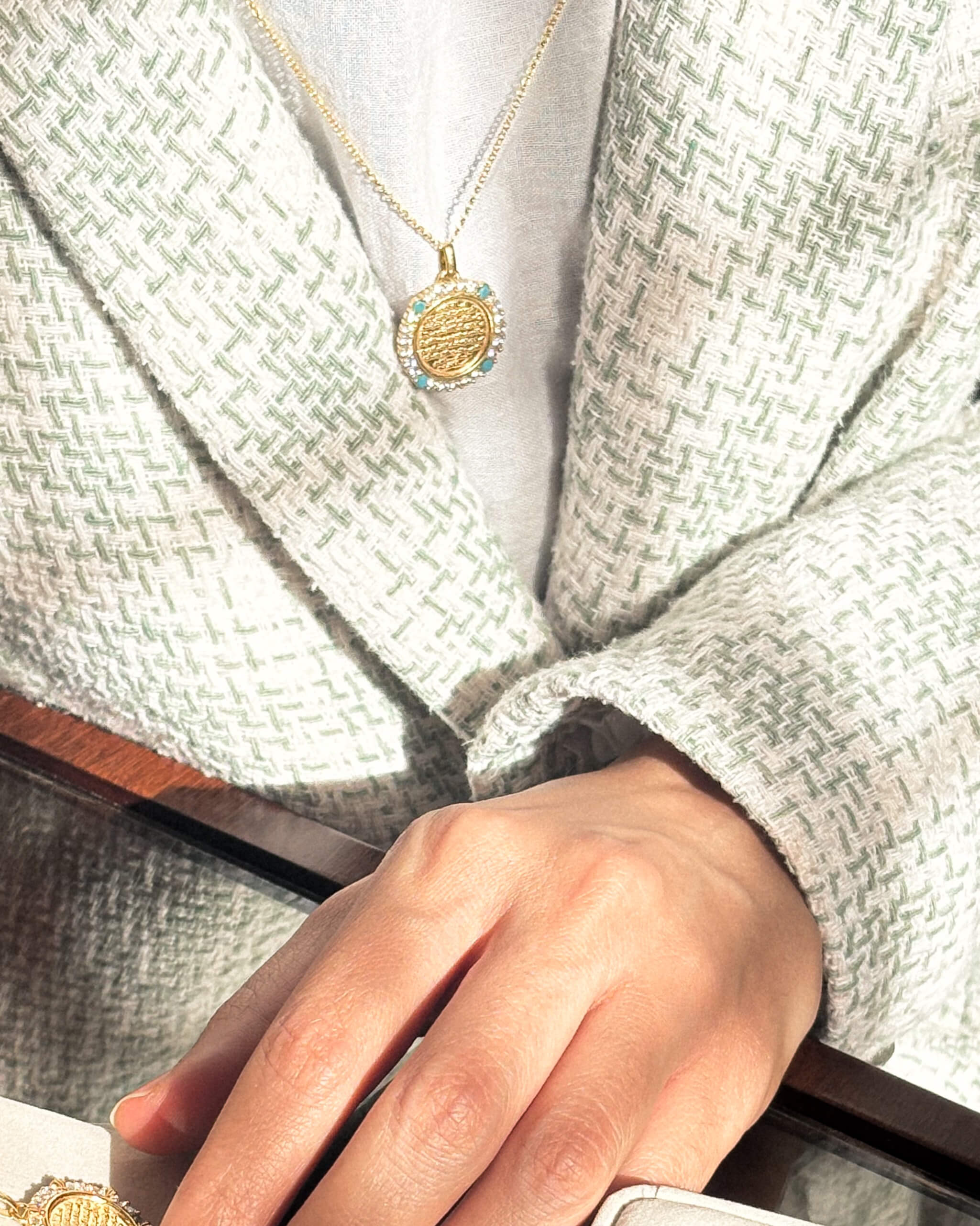 Ayatul Kursi Sterling Silver Half Locket