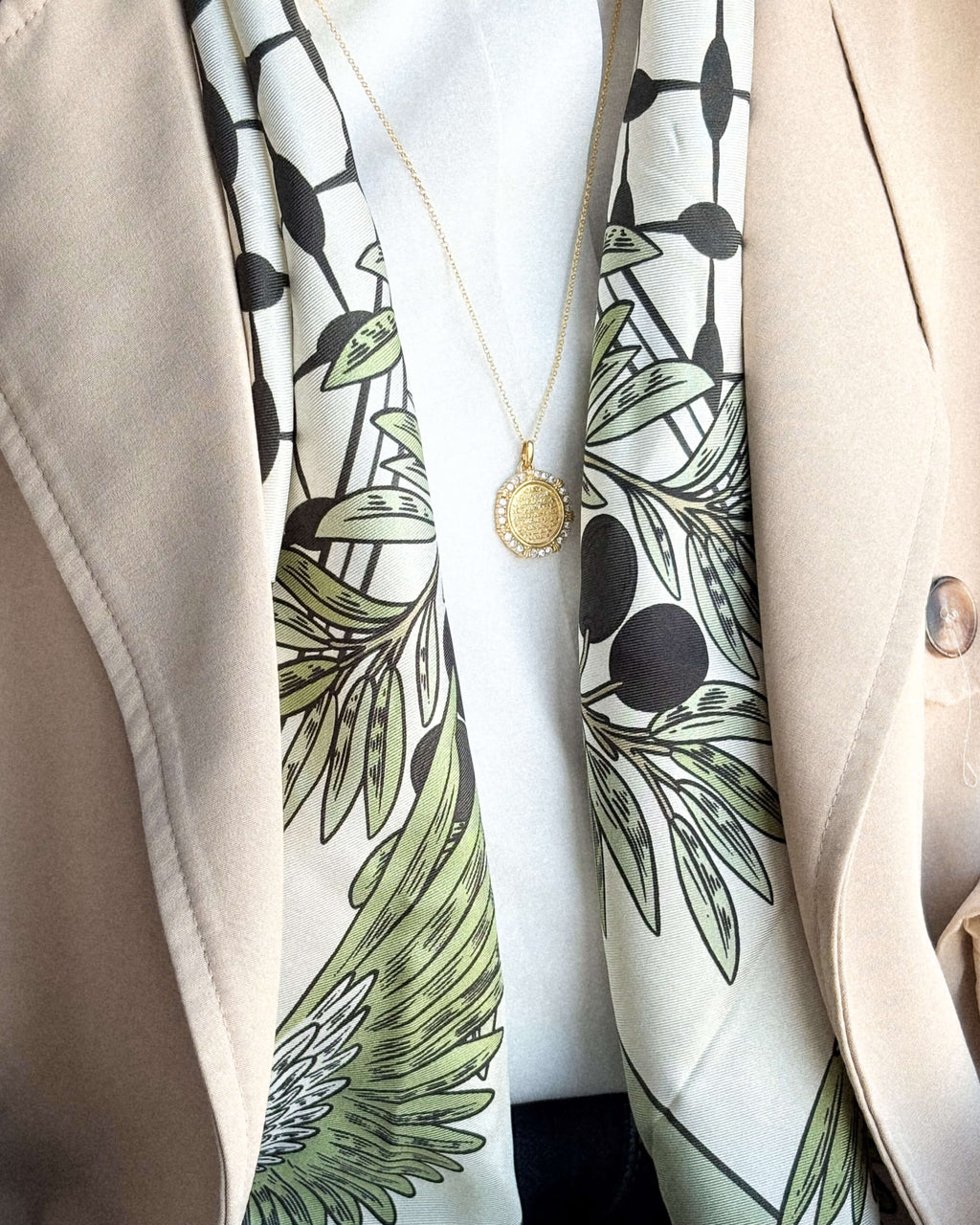 SALAM Silk Scarf | 35"x35"