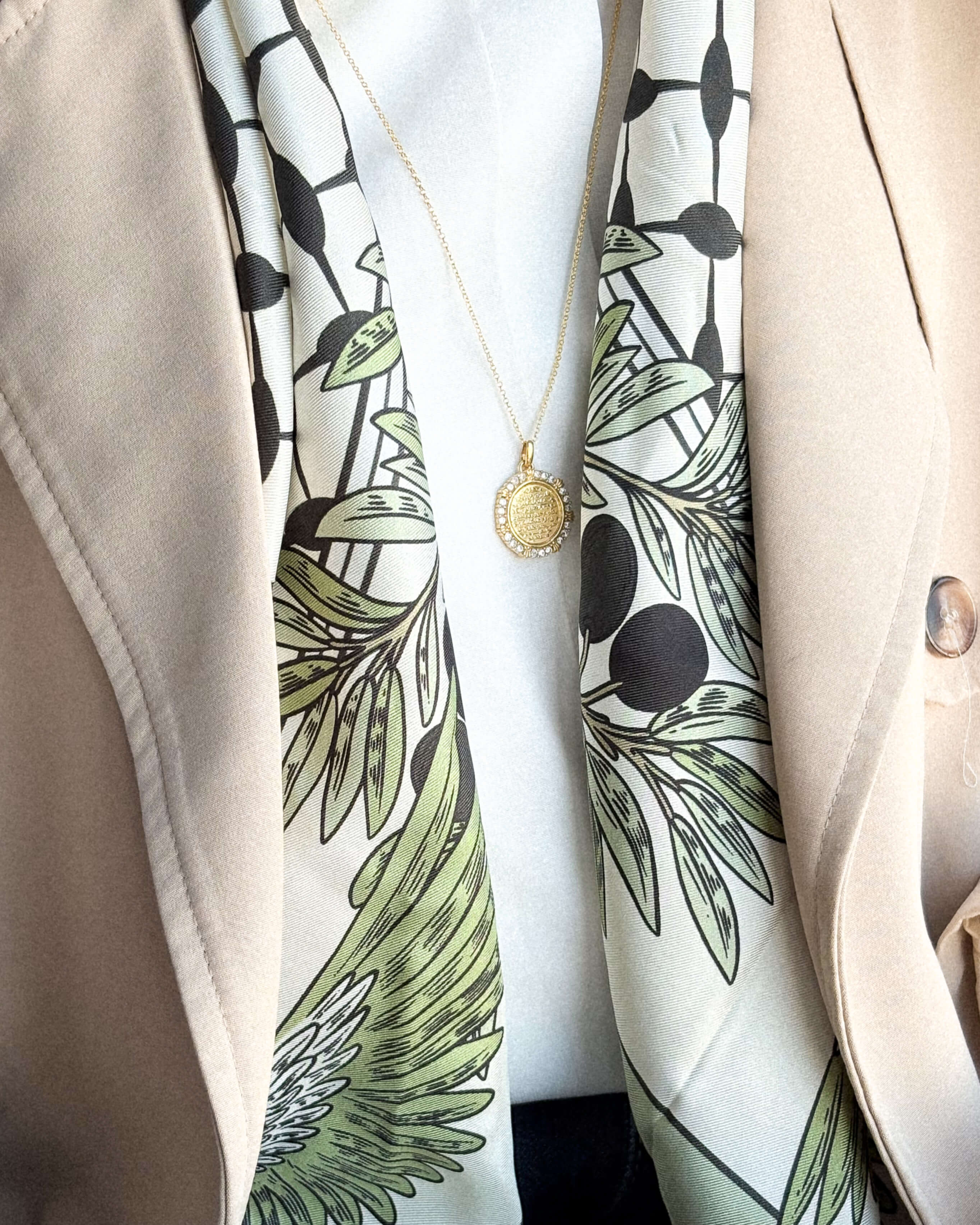 SALAM Silk Scarf | 35"x35"