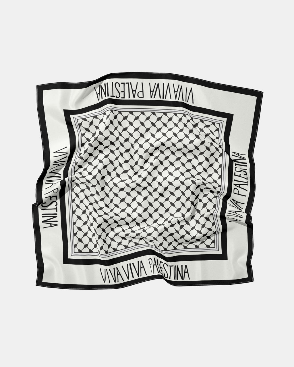 Viva Viva Palestina Silk Scarf | 21"x21"