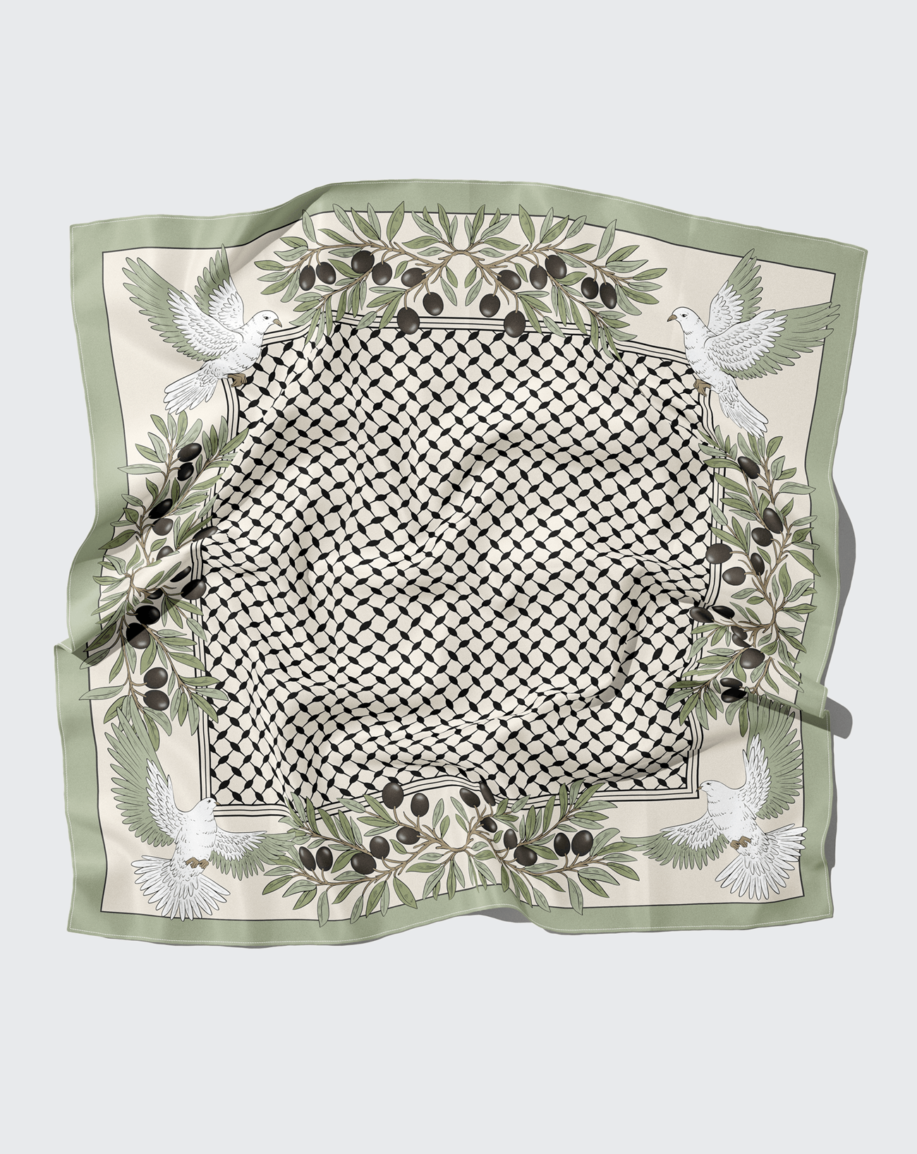 SALAM Silk Scarf | 35"x35"