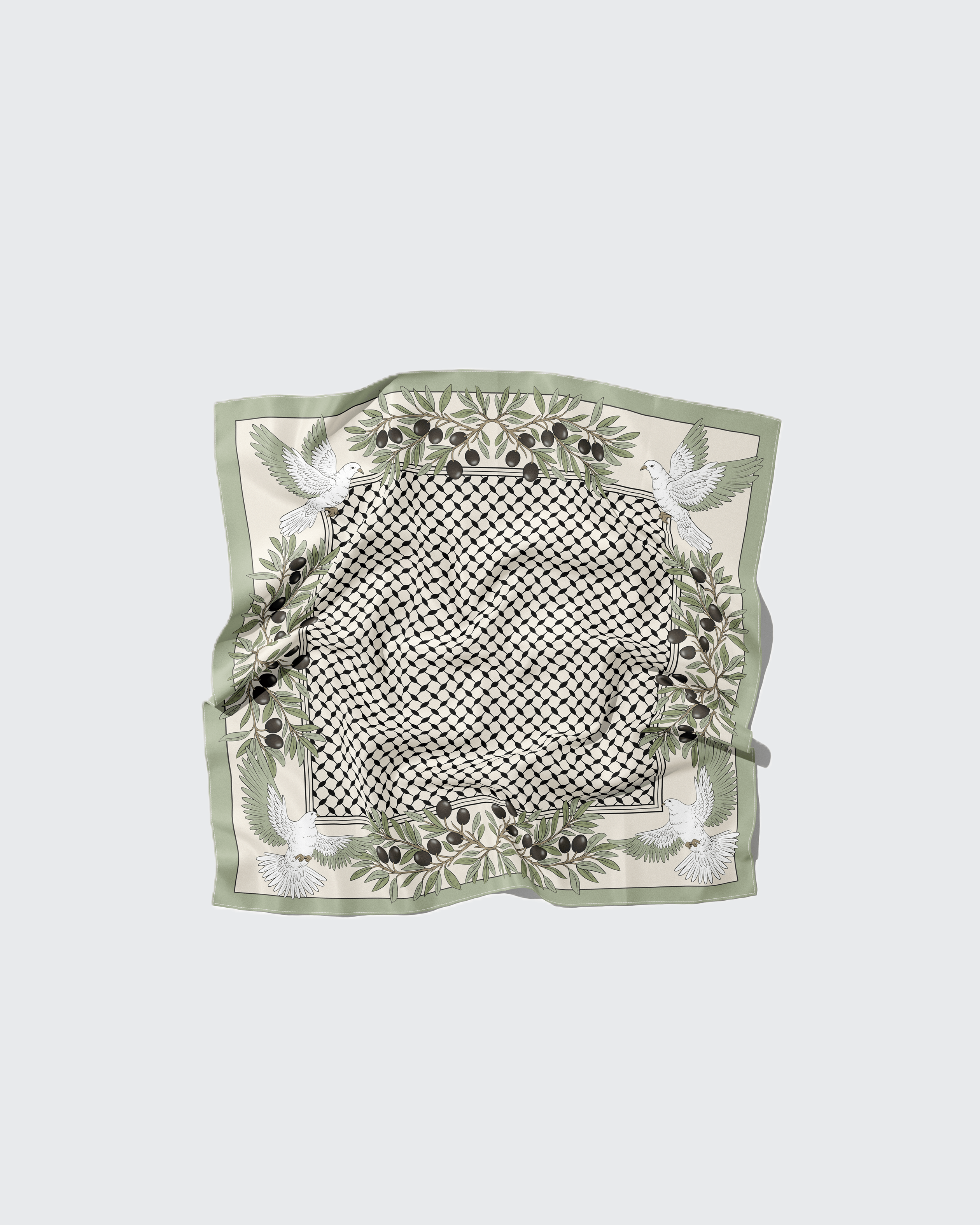 SALAM Silk Scarf | 21"x21"