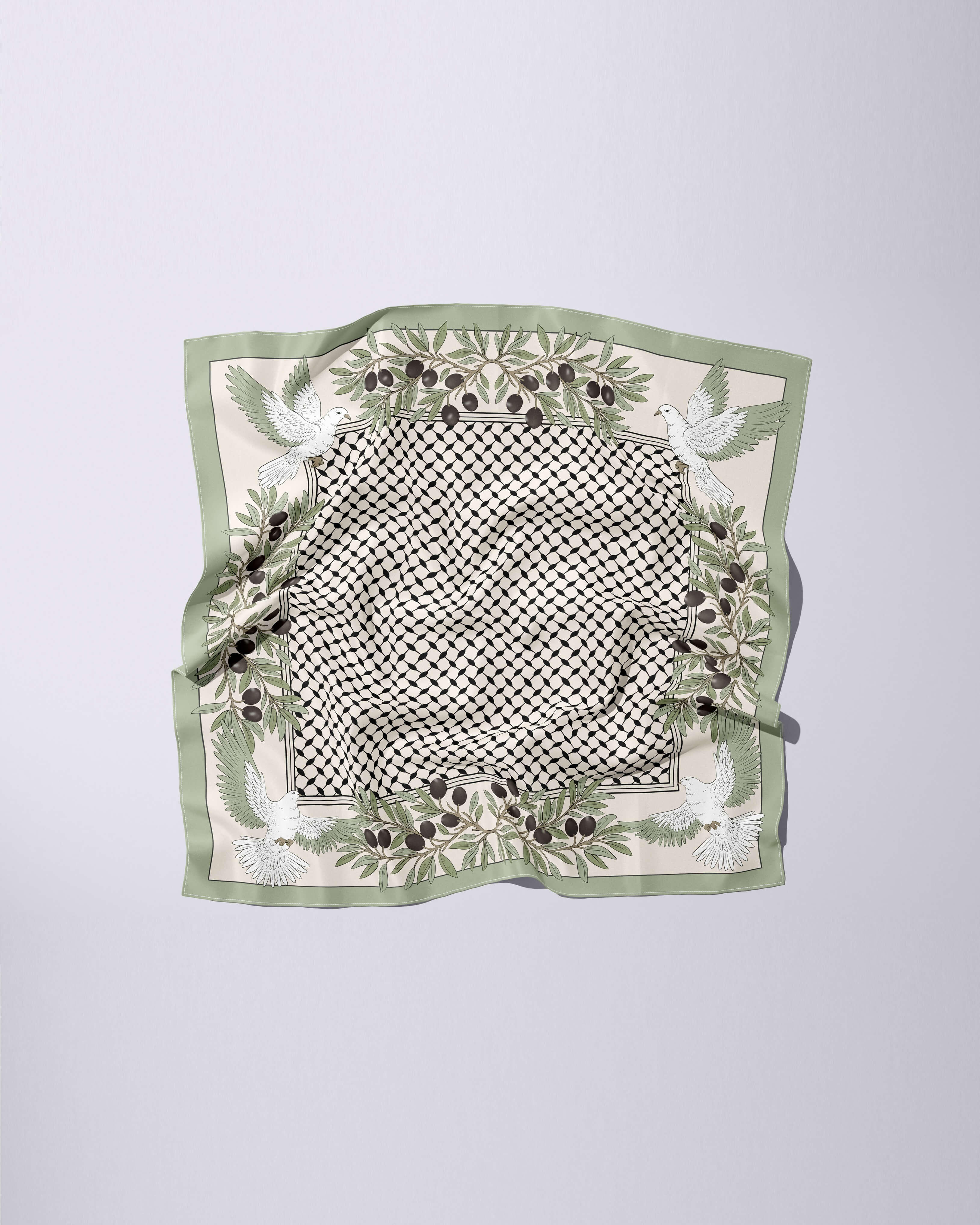 SALAM Silk Scarf | 21"x21"