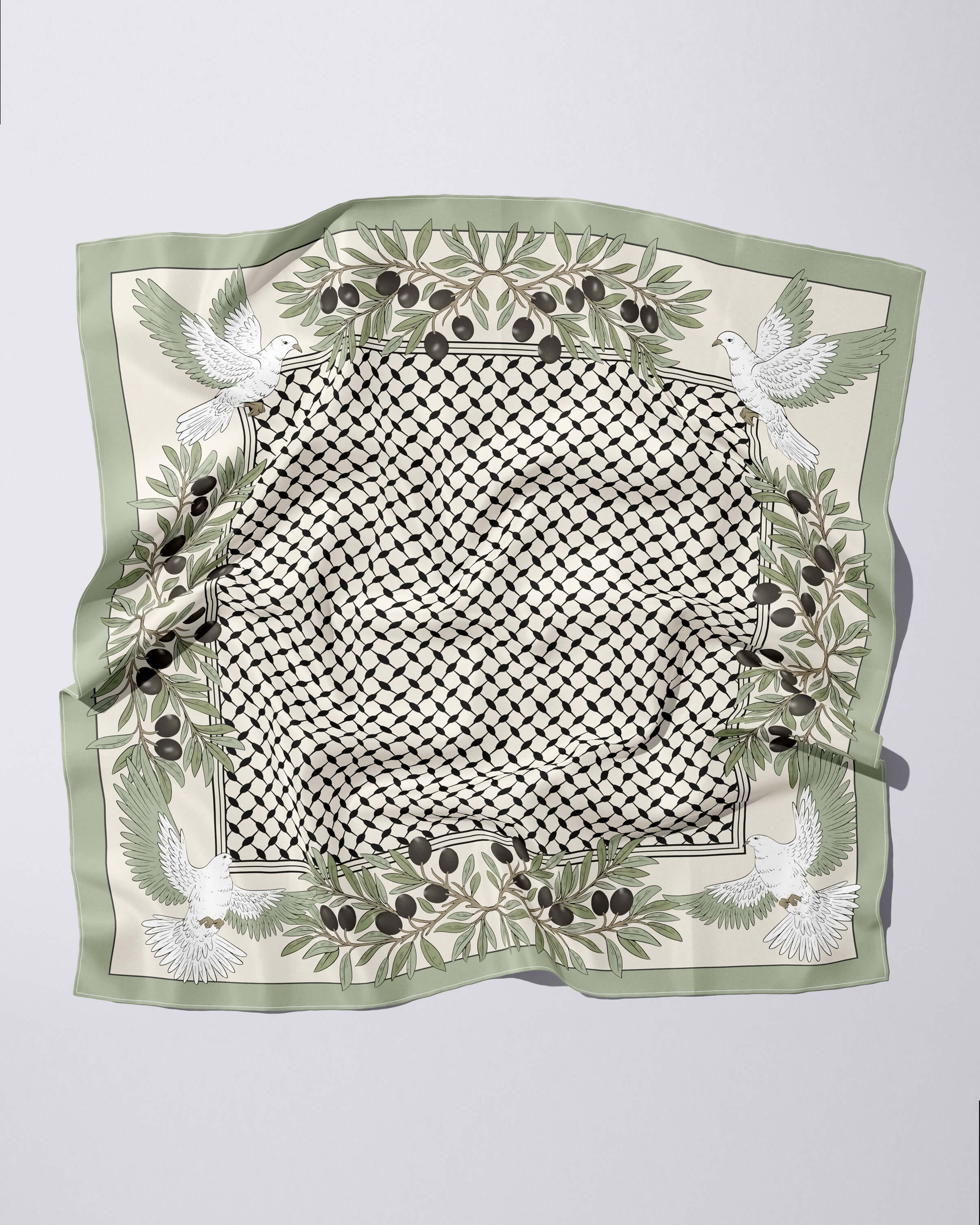 SALAM Silk Scarf | 35"x35"